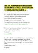 EMT NYS PSI PRACTICE COMPREHENSIVE&NewLine;EXAMINATION TEST FULL QUESTIONS AND&NewLine;CORRECT ANSWERS GRADED A&plus;