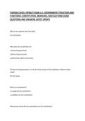 FLORIDA CIVIC LITERACY TEST QUESTIONS U&period;S&period; CONSTITUTION&comma; GOVERNMENT BRANCHES&comma; AND CIVIC RESPONSIBILITIES EXAM QUESTIONS AND VERIFIED SOLUTIONS LATEST UPDATE 