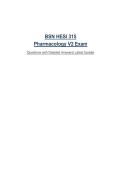 BSN HESI 315&NewLine;Pharmacology V2 Exam&NewLine;Questions with Detailed Answers&vert; Latest Update&NewLine;