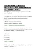 EMT FISDAP CARDIOLOGY&NewLine;QUESTION COLLECTION 2026 FULL&NewLine;REVIEW GRADED A&plus;&NewLine;
