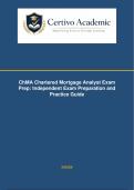 ChMA Chartered Mortgage Analyst Exam &vert; Independent Revision Guide and Practice