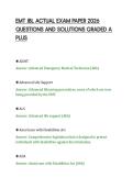 EMT JBL ACTUAL EXAM PAPER 2026&NewLine;QUESTIONS AND SOLUTIONS GRADED A&NewLine;PLUS&NewLine;