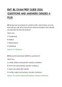 EMT JBL EXAM PREP GUIDE 2026&NewLine;QUESTIONS AND ANSWERS GRADED A&NewLine;PLUS&NewLine;