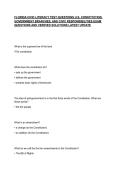 FLORIDA CIVICS LITERACY EXAM 2026 U&period;S&period; CONSTITUTION & FOUNDING PRINCIPLES&colon; KEY CONCEPTS AND HISTORICAL DOCUMENTS EXAM QUESTIONS WITH DETAILED ANSWERS LATEST UPDATE