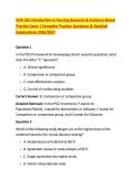 NUR 265 Introduction to Nursing Research & Evidence-Based &NewLine;Practice Exam &vert; Complete Practice Questions & Detailed &NewLine;Explanations 2026&sol;2027 