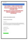 Physical Therapy Exam Prep &vert; 255&plus; Practice Questions with Verified Answers & Rationales &vert; NPTE & PTA Board Review 2027