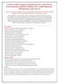 NC Category K Regulatory Pest Control Exam 2026&colon; 150&plus; Verified Q&A &vert; A&plus; Guide