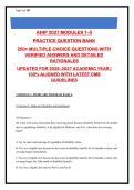 AHIP 2026-2027 Medicare Certification Exam Prep &vert; 250&plus; Practice Questions with Verified Answers & Rationales &vert; Modules 1-5 Complete&NewLine;&NewLine;