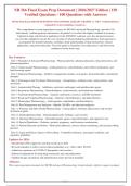 NR 566 Final Exam 2026&sol;2027&colon; 100&plus; Verified Questions & Rationales &vert; Advanced Pharmacology