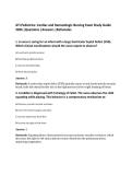 ATI Pediatrics&colon; Cardiac and Hematologic Nursing Exam Study Guide&NewLine;2026 &vert;Questions &vert;Answers &vert;Rationales