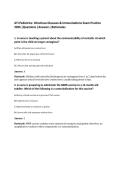 ATI Pediatrics&colon; Infectious Diseases & Immunizations Exam Practice&NewLine;2026 &vert;Questions &vert;Answers &vert;Rationales