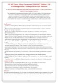 NU 185 Exam 4 &lpar;GALEN&rpar; &vert; 150 Verified Q&A with Rationales &vert; 2026&sol;2027 NCLEX-RN Guide