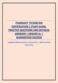 PHARMACY TECHNICIAN CERTIFICATION &vert; STUDY GUIDE&comma; PRACTICE QUESTIONS AND DETAILED ANSWERS