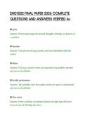 ENG1502 FINAL PAPER 2026 COMPLETE&NewLine;QUESTIONS AND ANSWERS VERIFIED A&plus;