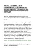 ENG2611 ASSIGNMENT 1 2026&NewLine;COMPREHENSIVE ASSESSMENT SCRIPT&NewLine;SOLVED QUESTIONS ANSWERS UPDATED&NewLine;REVIEW SET