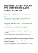 ENG2611 ASSIGNMENT 2 2026 ACTUAL TEST&NewLine;PAPER QUESTIONS SOLUTIONS VERIFIED&NewLine;COMPLETE STUDY PACKAGE&NewLine;