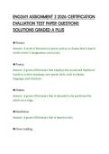 ENG2611 ASSIGNMENT 2 2026 CERTIFICATION&NewLine;EVALUATION TEST PAPER QUESTIONS&NewLine;SOLUTIONS GRADED A PLUS&NewLine;