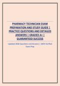 PHARMACY TECHNICIAN EXAM PREPARATION AND STUDY GUIDE &vert; PRACTICE QUESTIONS AND DETAILED ANSWERS
