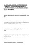 NJ CORE PEST CONTROL EXAM&sol; STUDY GUIDE EXAM QUESTIONS WITH VERIFIED ANSWERS LATEST UPDATE FOR GUARANTEED SUCCESS A&plus; RATED GET IT NOW&excl;&excl;