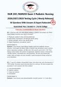 NUR203 &sol; NUR 203 Exam 3&colon; Endocrine&comma; Gastrointestinal&comma; & Renal Alterations &lpar;2026&ndash;2028&rpar; &vert; Graded A&plus; Guaranteed Pass &vert; Fortis College Complete Guide