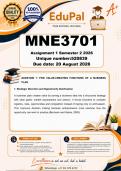 MNE3701 Assignment 1 &lpar;COMPLETE ANSWERS&rpar; Semester 2 2026 - DUE 20 August 2026
