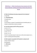 BMS 300 Exam 1 &ndash; 100 Most Tested Biomedical Science Questions with Verified &NewLine;Answers & Rationales &vert; Cell Biology&comma; Biochemistry & Genetics Study Guide for A&plus; &NewLine;Success