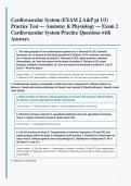 Cardiovascular System Practice Test &vert; Anatomy & Physiology Exam Questions & Answers