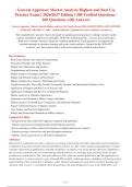General Appraiser Market Analysis Highest and Best Use&NewLine;Practice Exam &vert; 2026&sol;2027 Edition &vert; 200 Verified Questions -&NewLine;160 Questions with Answers&NewLine;&comma;
