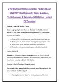 2 VERSIONS ATI RN Fundamentals Proctored Exam &NewLine;2026&sol;2027 &vert; Most Frequently Tested Questions&comma; &NewLine;Verified Answers & Rationales &lpar;NGN Edition&rpar; &vert; Instant &NewLine;Pdf Download
