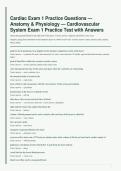Cardiac System Practice Questions &vert; Anatomy & Physiology Heart Exam Review with Answers
