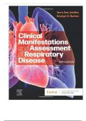 TEST BANK for Clinical Manifestations and Assessment of Respiratory Disease 9th Edition &vert; Des Jardins & Burton &vert; Q&A