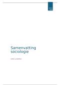 volledige samenvatting sociologie eerste bachelor communicatiewetenschappen&period; 