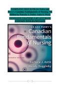 Potter and Perry&rsquo;s Canadian Fundamentals of Nursing&comma; 7th Edition &vert; Comprehensive Test Bank &semi; Chapters 1&ndash;49 &colon; Complete Questions&comma; Answers & Detailed Rationales &vert; Nursing Exam Study Guide&comma; Practice Tests & Review Resource