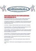 OHIO GXMO UPDATED TEST PAPER QUESTIONS AND ANSWERS SET A&period;pdf