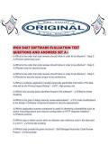 WGU D487 SOFTWARE EVALUATION TEST QUESTIONS AND ANSWERS SET A&period;pdf