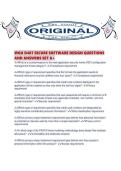 WGU D487 SECURE SOFTWARE DESIGN QUESTIONS AND ANSWERS SET A&period;pdf