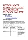 2026&sol;2027 Nebraska Water Distribution System Operator&colon; Elite Universal Test Bank & Study Guide &vert; Title 179 NAC&comma; AWWA Standards & Hydraulics &lpar;Grades I-IV&rpar; &plus; Free Cheat Sheet 