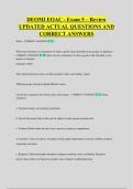 DEOMI EOAC - Exam 5 &ndash; Review &NewLine;UPDATED ACTUAL QUESTIONS AND &NewLine;CORRECT ANSWERS