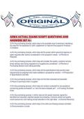 AEMA ACTUAL EXAMS SCRIPT QUESTIONS AND ANSWERS SET A&period;pdf