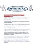 AEMA CORRECT FINALS QUESTIONS AND ANSWERS SET A&period;pdf