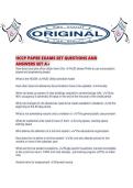 HCCP PAPER EXAMS SET QUESTIONS AND ANSWERS SET A&period;pdf