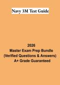 Navy 3M Test Guide PDF &vert; Navy 3M Maintenance Management Study Guide&comma; Practice Questions & Exam Review 2026