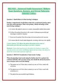 NSG 6020 &ndash; Advanced Health Assessment &sol; Midterm Exam Questions&comma; Answers&comma; and Clinical Rationales 2026&sol;2027 Edition
