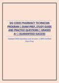 SIG CODES PHARMACY TECHNICIAN PROGRAM &vert; EXAM PREP&comma; STUDY GUIDE AND PRACTICE QUESTIONS