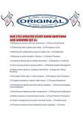 NUR 2755 UPDATED STUDY GUIDE QUESTIONS AND ANSWERS SET A&period;pdf