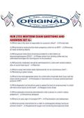NUR 2755 MIDTERM EXAM QUESTIONS AND ANSWERS SET A&period;pdf