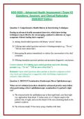 NSG 6020 &ndash; Advanced Health Assessment Full Package Bundle