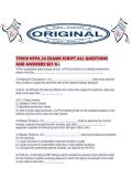 TFM10 NFPA 24 EXAMS SCRIPT ALL QUESTIONS AND ANSWERS SET A&period;pdf
