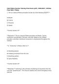 Club Pilates Teacher Training Final Exam &lpar;pdf&rpar; &vert; 2026&sol;2027 &vert; Written Final Q&A &vert; Pilates