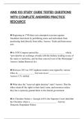 AINS 103 STUDY GUIDE TESTED QUESTIONS&NewLine;WITH COMPLETE ANSWERS PRACTICE&NewLine;RESOURCE